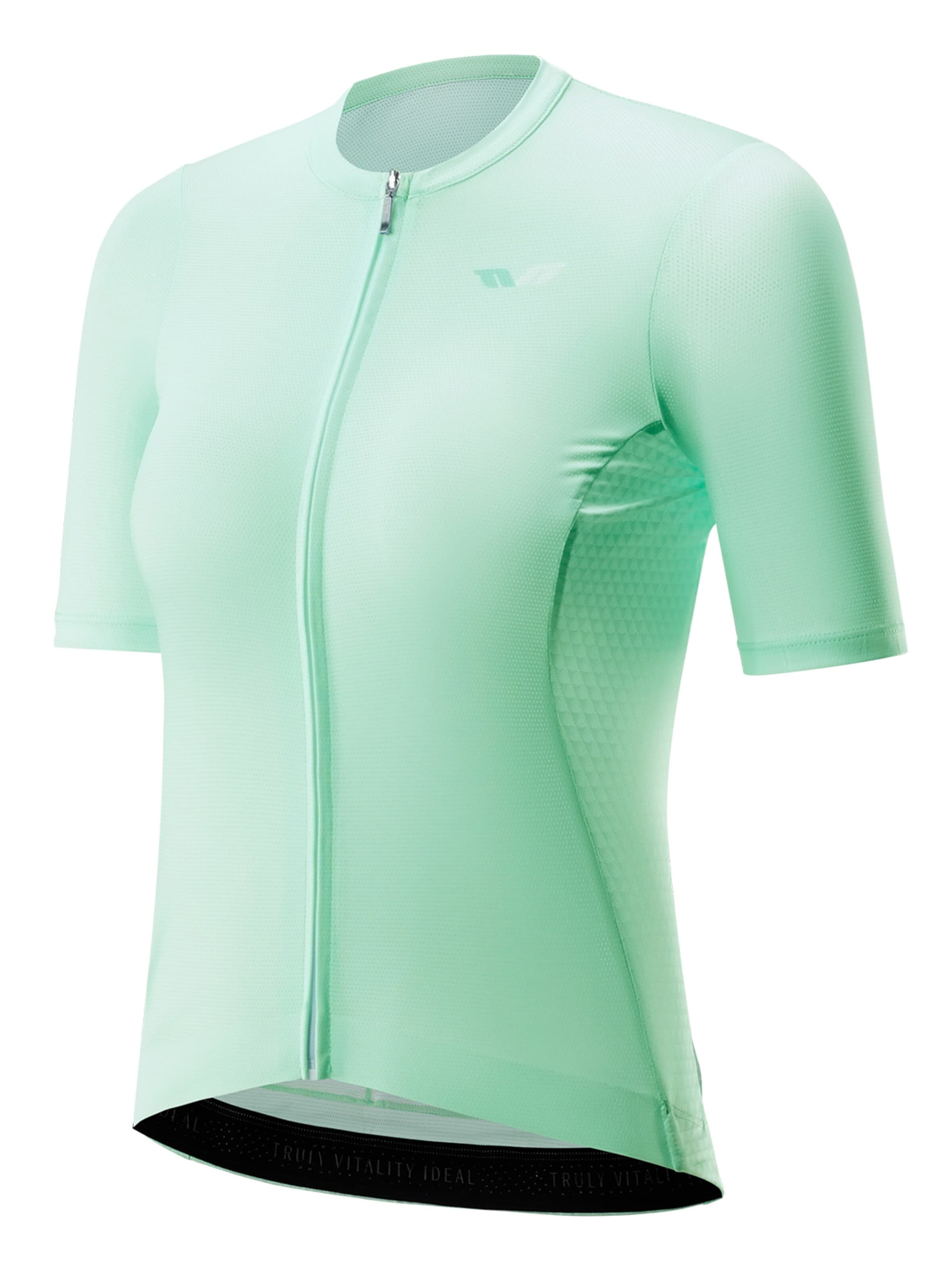 ROCKBROS Sportjacke 'Radtrikot Damen shirt'‌‌‌‌‌‌‌‌‌ in Grün: Vorderseite