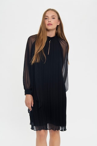 SAINT TROPEZ Kleid in Schwarz: Vorderseite