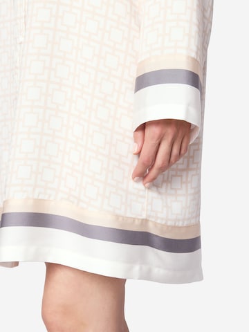 JOOP! Lounge Hemd ' Modern Deco ' in Beige