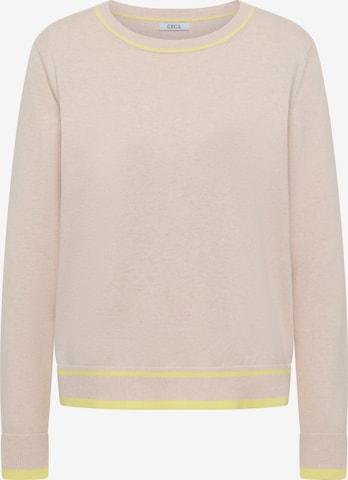 CECIL Sweater in Beige: front