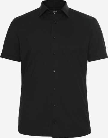 OLYMP Regular fit Button Up Shirt in Black: front