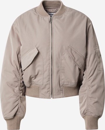 WEEKDAY Преходно яке 'Seoul' в бежово: отпред