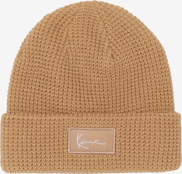 Bonnet Karl Kani en beige : devant