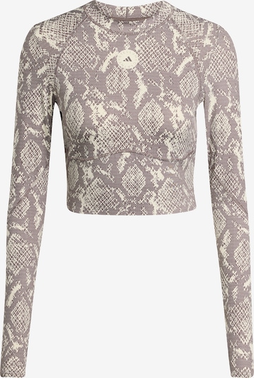 ADIDAS BY STELLA MCCARTNEY Camiseta funcional 'Training Longsleeve Crop' en marfil / color barro, Vista del producto