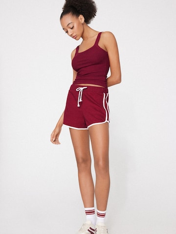 Tezenis Regular Pants in Red: front