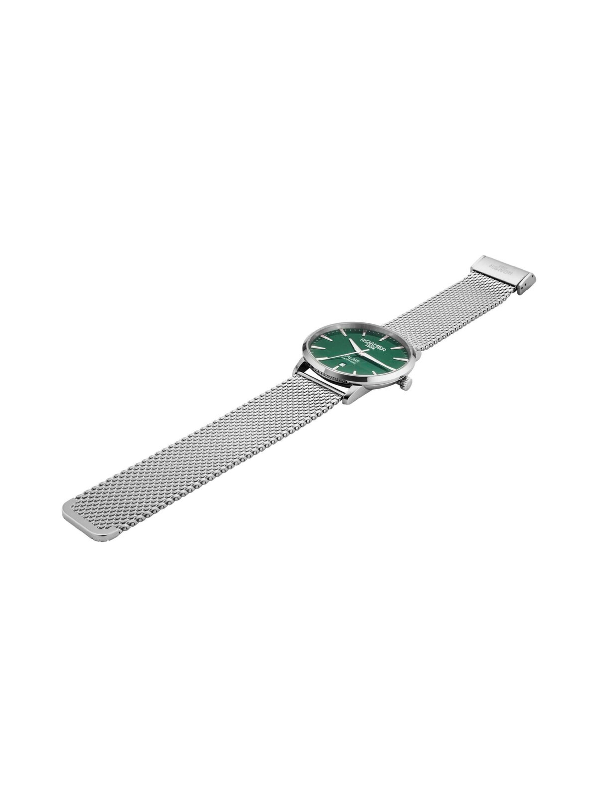 Roamer Analoog horloge 'Date watch Valais Gents Interchangeable Box Set' in Groen