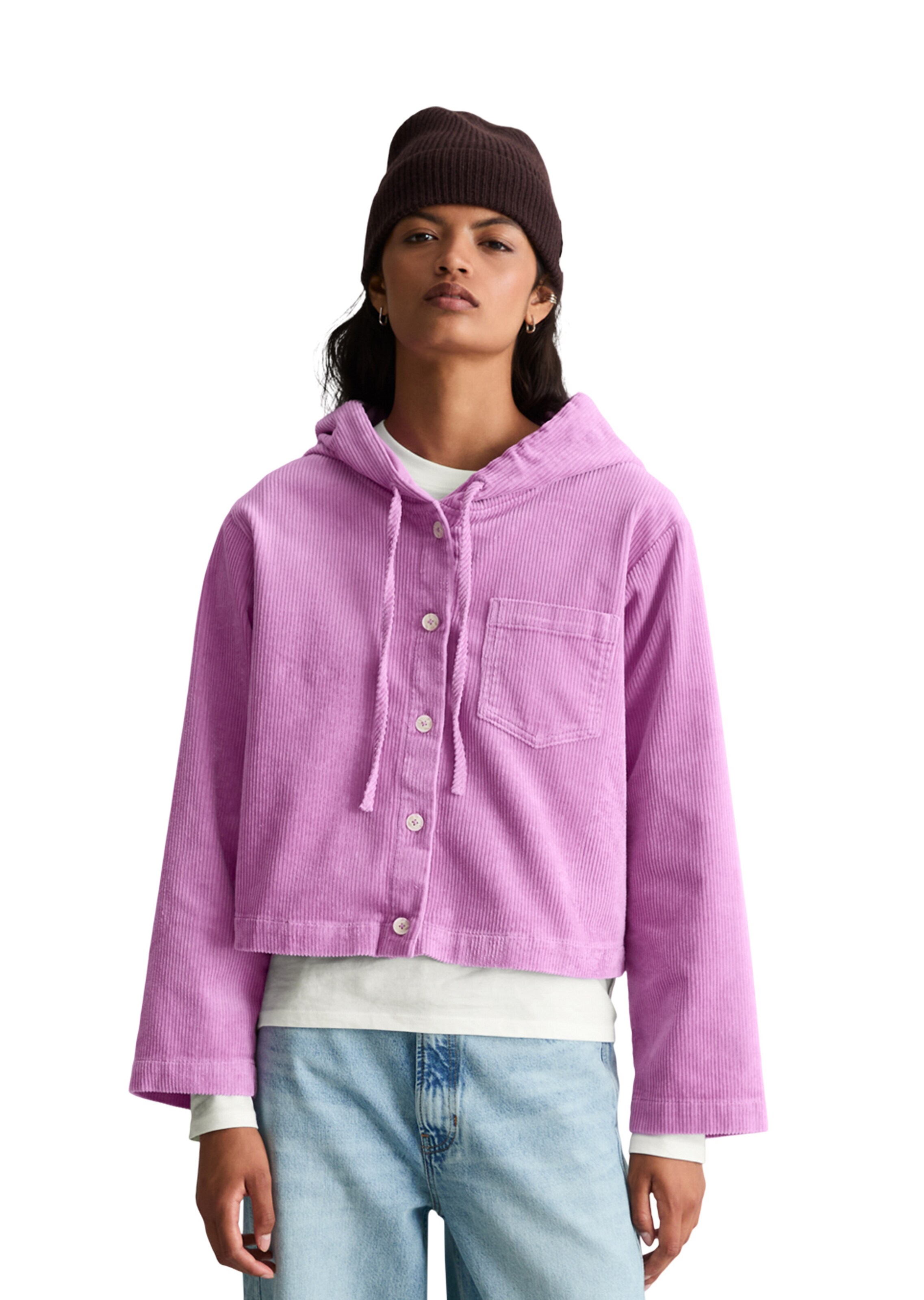 Marc O'Polo DENIM Tussenjas in Lila: voorkant