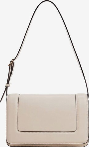 MANGO Shoulder Bag 'Min jorge' in White: front