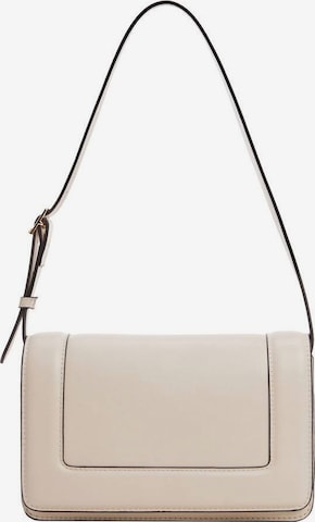 MANGO Shoulder Bag 'Min jorge' in White: front