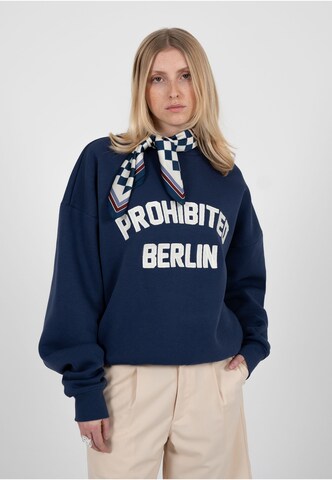 Prohibited Sweatshirt 'Berlin' in Blue