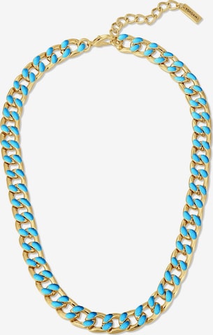 Collana di Yokoamii in blu: frontale