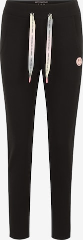 Betty Barclay Slimfit Joggingpant mit elastischem Bund in Schwarz: predná strana