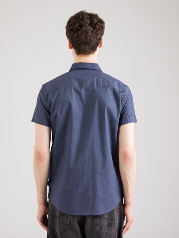INDICODE JEANS - Regular Fit Camisa 'Gentor' em azul