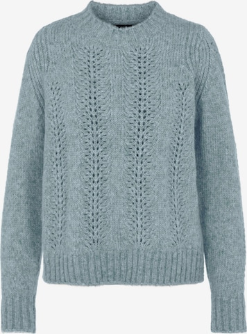 PIECES Sweater 'Bibi' in Grey: front