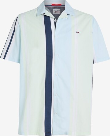 Tommy Jeans Plus Comfort fit Overhemd in Gemengde kleuren: voorkant