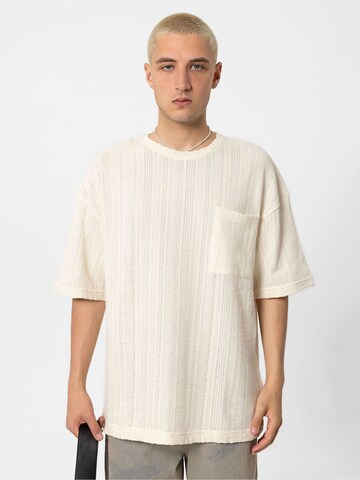VAMOS CLO Shirt 'NEW YORK CITY' in Beige: front