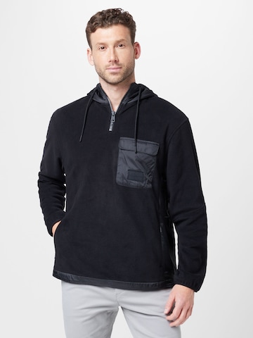 Calvin Klein Jeans - Sudadera en negro: frente