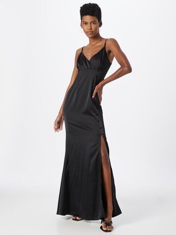 Misspap - Vestido de noche en negro: frente