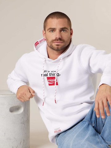 Deeluxe Sweatshirt 'Refresh' in Weiß: Vorderseite