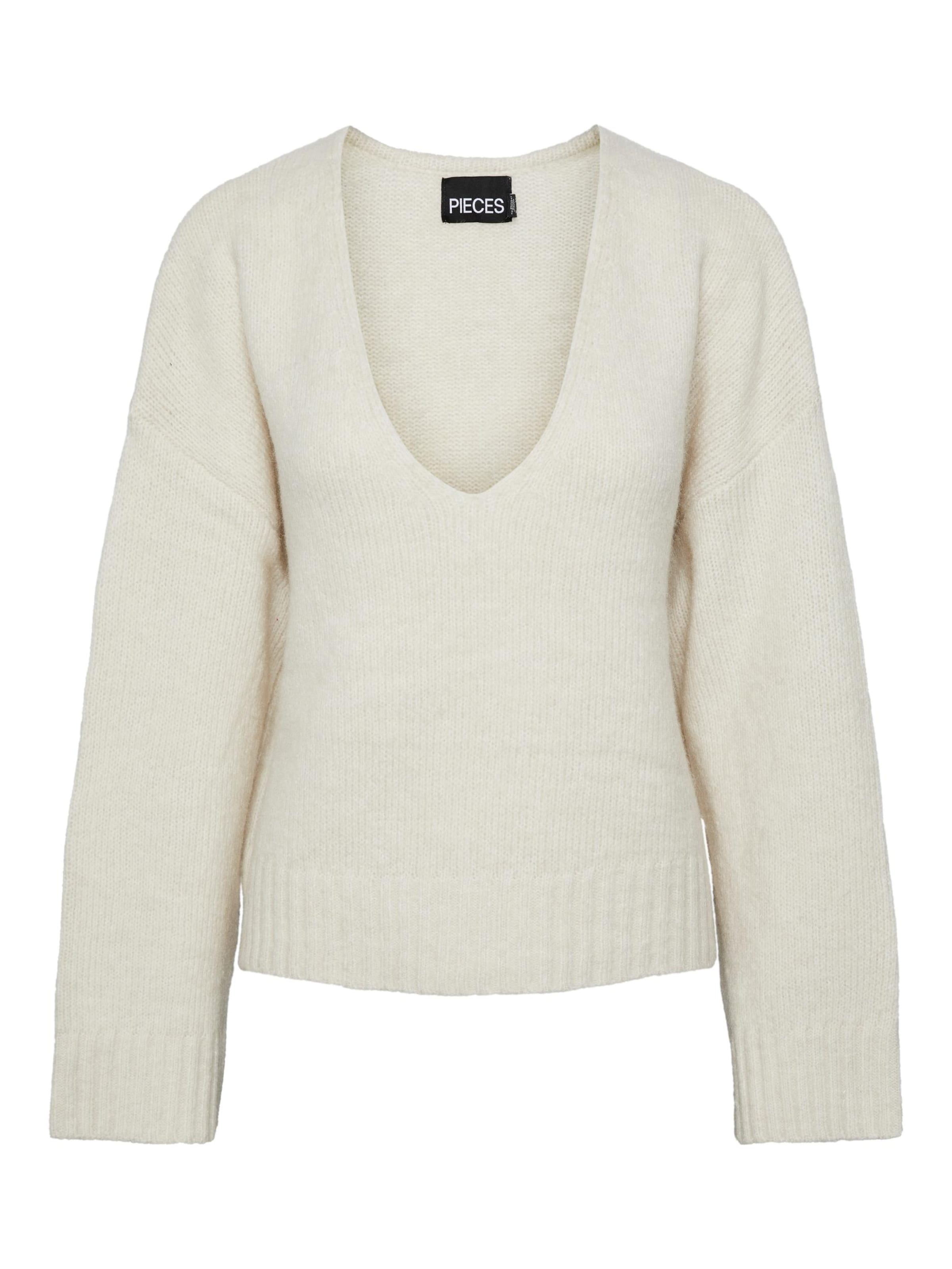 PIECES Sweater 'NANCY' in Beige: front