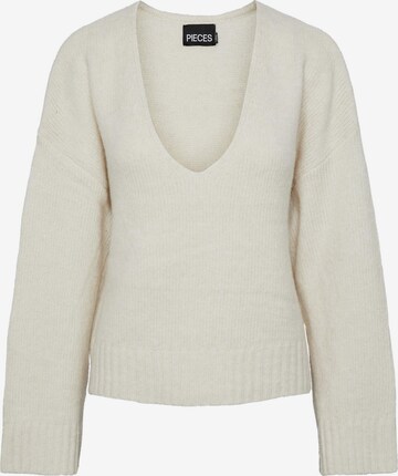 Pullover 'NANCY' di PIECES in beige: frontale