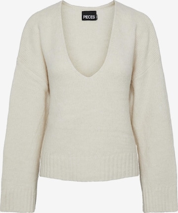 PIECES Sweater 'NANCY' in Beige: front