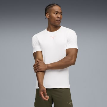 PUMA Functioneel shirt 'Puma x Hyrox Cloudspun' in Wit: voorkant