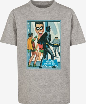 F4NT4STIC Shirt 'DC Comics Batman TV Series Dynamic Duo' in Grey: front