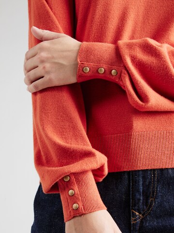 VERO MODA Sweater 'VMHOLLYKARIS' in Red