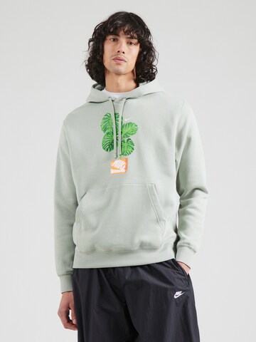 Nike Sportswear Μπλούζα φούτερ 'CLUB HDY' σε πράσινο: μπροστά
