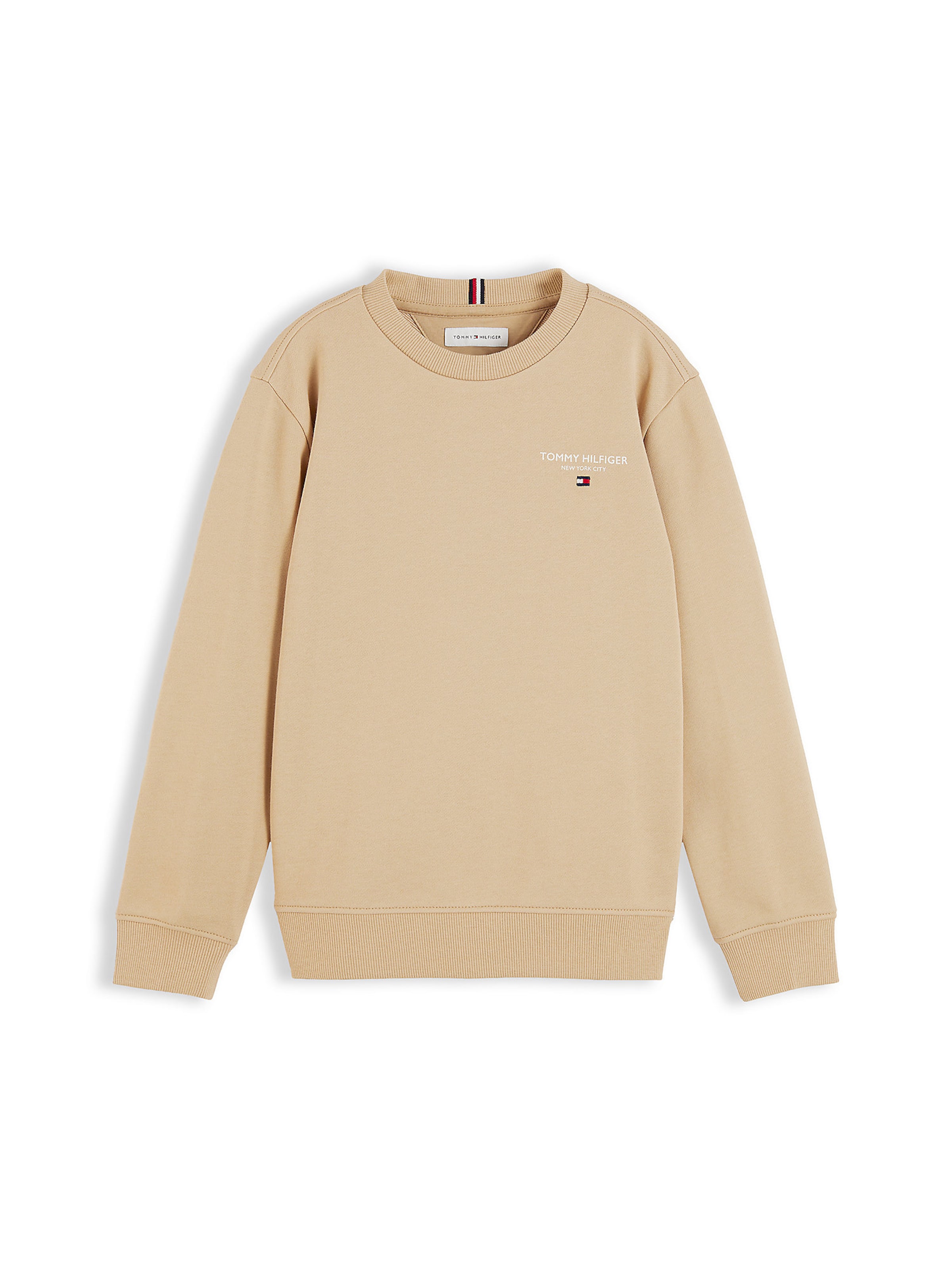 TOMMY HILFIGER Sweatshirt 'Essential' in Beige: Vorderseite