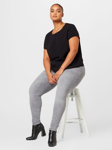 Vero Moda CurveBluza 'CEASY JOY' - crna boja