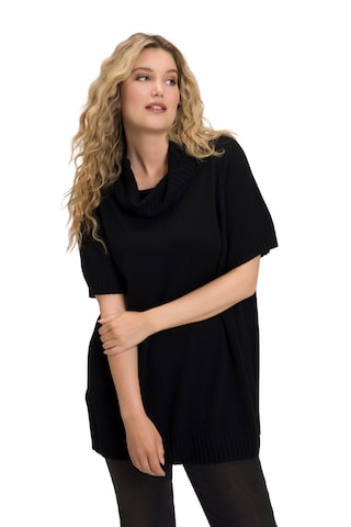 Pull-over Ulla Popken en noir : devant