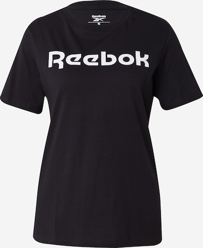 Reebok Camisa funcionais em preto / branco, Vista do produto