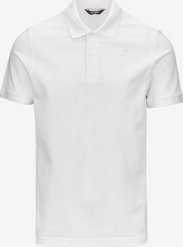 T-Shirt 'K-WAY AMEDEE PIQUE SLIM T-Shirt e Polo' K-Way en blanc : devant