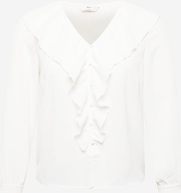 Camicia da donna 'LISE' di ONLY Curve in bianco: frontale