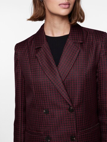 Blazer PIECES en rouge