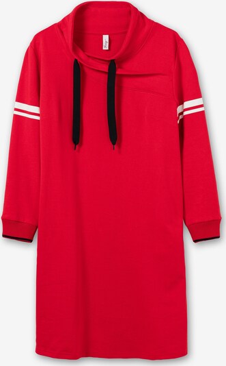 SHEEGO Kleid in rot / weiß, Produktansicht