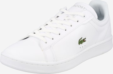 LACOSTE - Sapatilhas baixas 'Carnaby Pro' em branco: frente