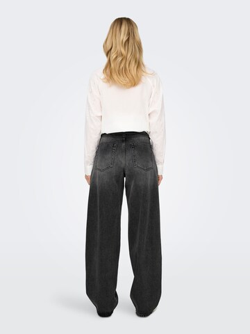 ONLY Wide leg Jeans 'ONLGianna' in Black