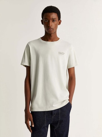 Scalpers T-shirt 'New Stroke' i grå: framsida