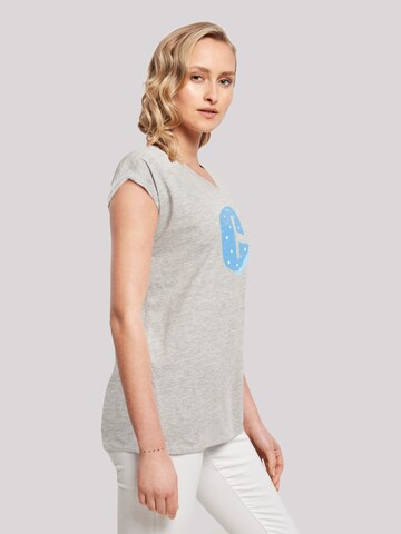 F4NT4STIC T-Shirt 'Disney Alphabet C Is For Cinderella' in Grau