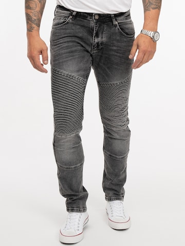 Rock Creek Slimfit Jeans in Grau: predná strana