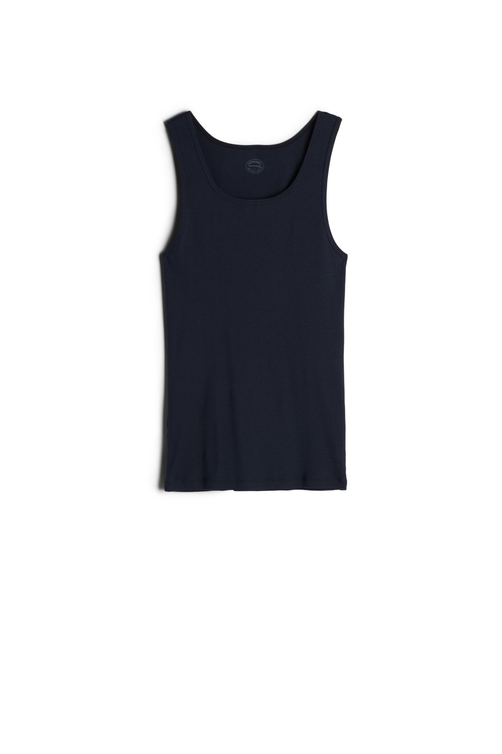 IUMAN Intimissimi Uomo Shirt in Blue: front