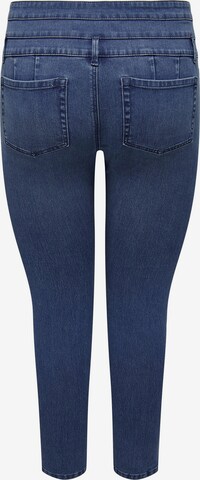ONLY Carmakoma Skinny Jeans 'CARAUGUSTA' in Blau