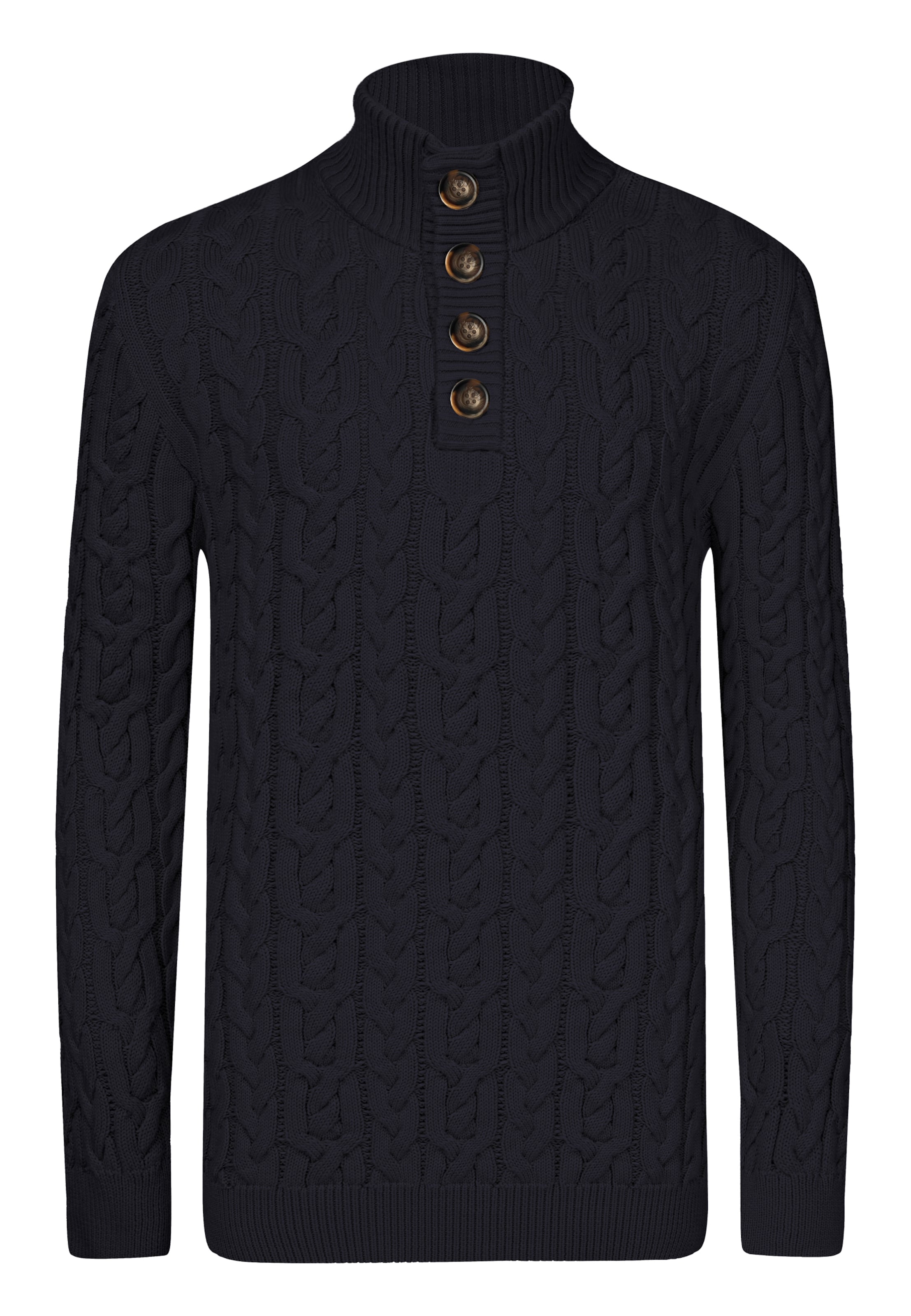 Pull-over Jimmy Sanders en bleu : devant