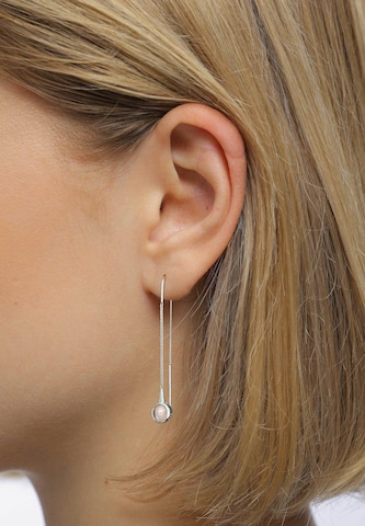 Boucles d'oreilles ELLI en argent : devant