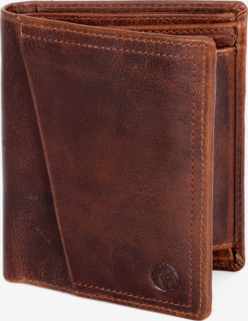 Lucleon Wallet 'Montreal' in Brown: front