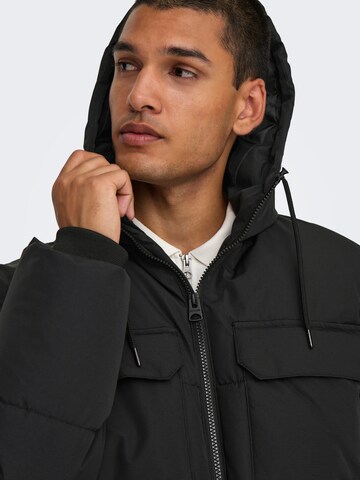 Only & Sons Tussenjas 'ONSElijah' in Zwart