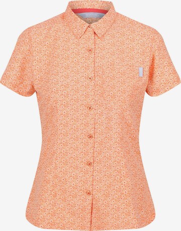 REGATTA Athletic Button Up Shirt 'Mindano VII' in Orange: front